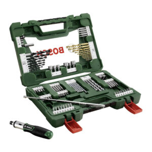 Bosch 91-delni V-Line TiN set burgija i bitova sa odvrtačem čegrtaljkom i magnetnim štapom, 2607017195, Humax Online Shop