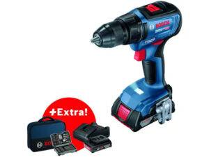 Bosch Akumulatorska bušilica-odvrtač GSR 18V-50 2x2.0Ah + 43-delni set pribora 06019H5004