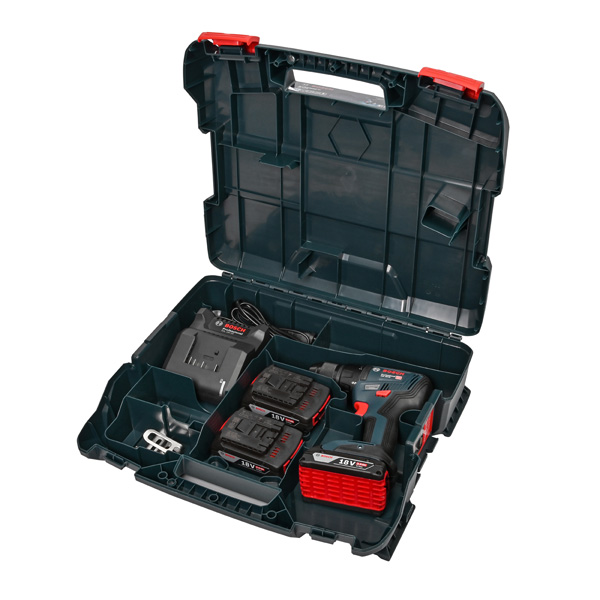 Bosch Akumulatorska bušilica-odvrtač GSR 18V-50 3x2.0Ah + kofer 06019H5005