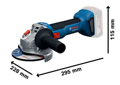 Bosch Akumulatorska ugaona brusilica GWS 18V-8 125mm u koferu + 2x4,0Ah + punjač 06019N9020