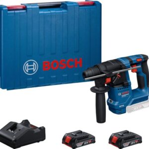 Bosch Akumulatorski elektro-pneumatski čekić za bušenje SDS plus GBH 18V-18 Professional 2x2,0Ah + punjač u koferu 0611927001