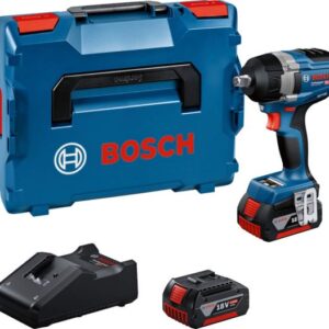 Bosch Akumulatorski rotacioni udarni odvrtač GDS 18V-750 C L-BOXX 136 + 2x5,0 Ah Li-ion + brzi punjač 06019L9003