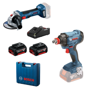 Bosch Akumulatorski set Bosch GDX 180-Li + GWS 180-Li; 18V; 2x4,0 Ah 0615990N1U