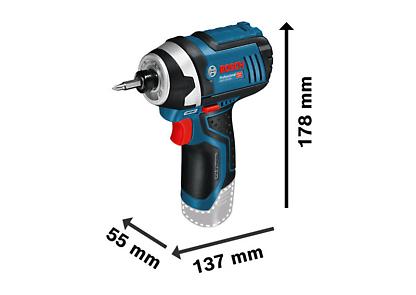 Bosch Akumulatorski udarni odvrtač GDR 12V-105 L-BOXX 102 + 2 x 2,0 Ah Li-ion + brzi punjač 06019A6977