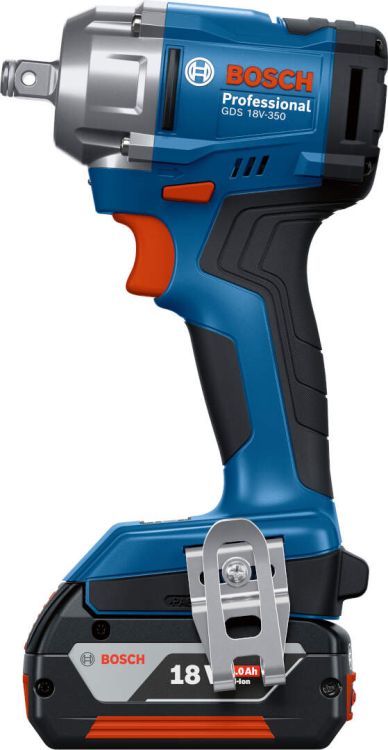 Bosch Akumulatorski udarni odvrtač GDS 18V-350 Professional 2x4,0Ah + punjač + kofer 06019M5021