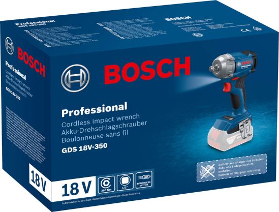 Bosch Akumulatorski udarni odvrtači GDS 18V-350 Professional Solo 06019M5020