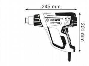 Bosch Fen za vreli vazduh GHG 23-66 u L-BOXX 136 sa mlaznicom 06012A6303