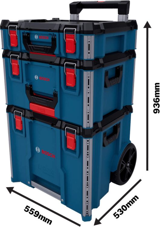 Bosch L-BOXX Contractor Set 3-delni Kutija za alat sa točkovima 1600A037DY