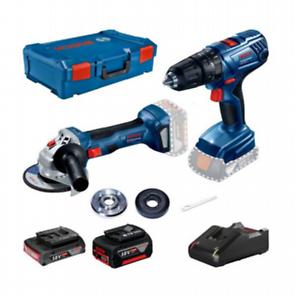 Bosch Profesionalni set Akumulatorska vibraciona bušilica-odvrtač GSB 180-LI + akumulatorska ugaona brusilica GWS 180-LI + 1 x akumulator GBA 18V 2.0Ah + 1 akumulator x GBA 18V 4.0Ah u XL-BOXX 0615990M36
