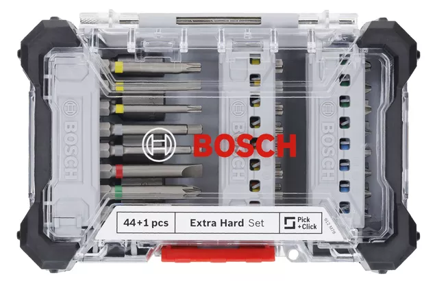 Bosch Set Extra Hard nastavaka za odvrtač 44+1 komada 2607017733