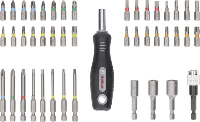 Bosch Set Extra Hard nastavaka za odvrtač 44+1 komada 2607017733