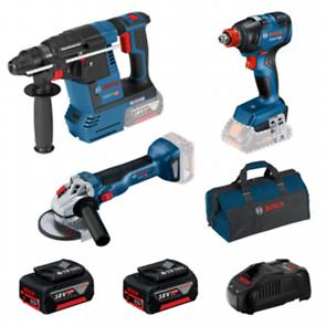 Bosch Set aku alata GBH 18V-26 + GDX 18V-200 + GWS 18V-10; 2 x 5,0 Ah + torba za alat 0615990N21