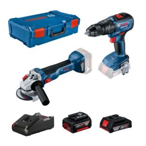 Bosch Set akumulatorskog alata GSB 18V-50 + GWS 18V-10 + 1x2,0 Ah + 1x5,0 Ah + XL Boxx kofer 0615990M9K