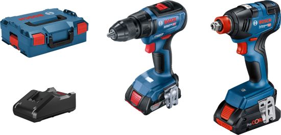 Bosch Set akumulatorskog alata GSR 18V-50 + Bosch GDX 18V-200; 18V; 2x4,0 Ah 06019J2220