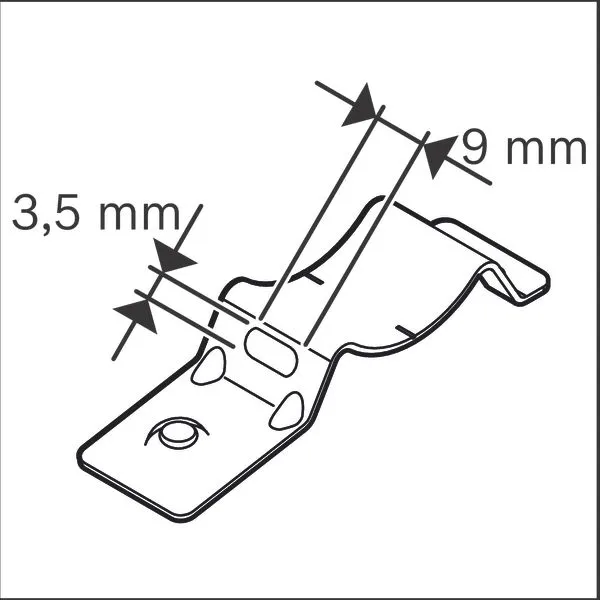 PRO EMT-B metalna vezica za montiranje kablova 1600A03C2U