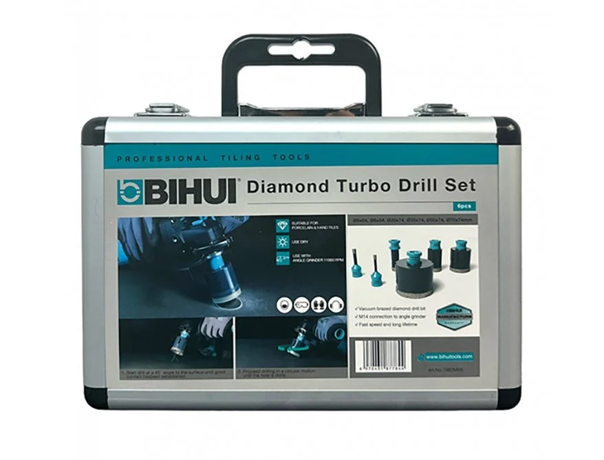 BIHUI Set dijamantskih kruna za keramiku M14 (6 kom) - DBDMK6 - 6