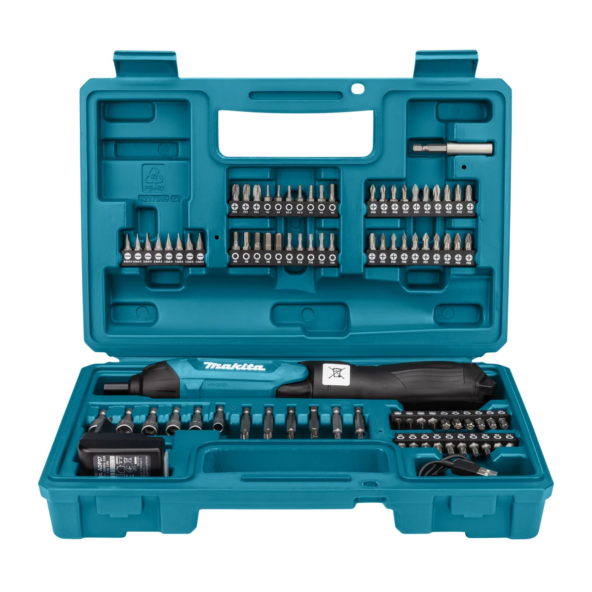 Makita DF001DW Akumulatorski odvijač 3.6V 1.5Ah u koferu sa 80 delova pribora - Slika 2