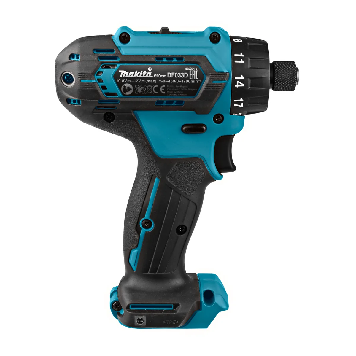 Makita DF033DZ Aku bušilica-odvijač 12V CXT 30Nm Solo 1/4 cola - Slika 2