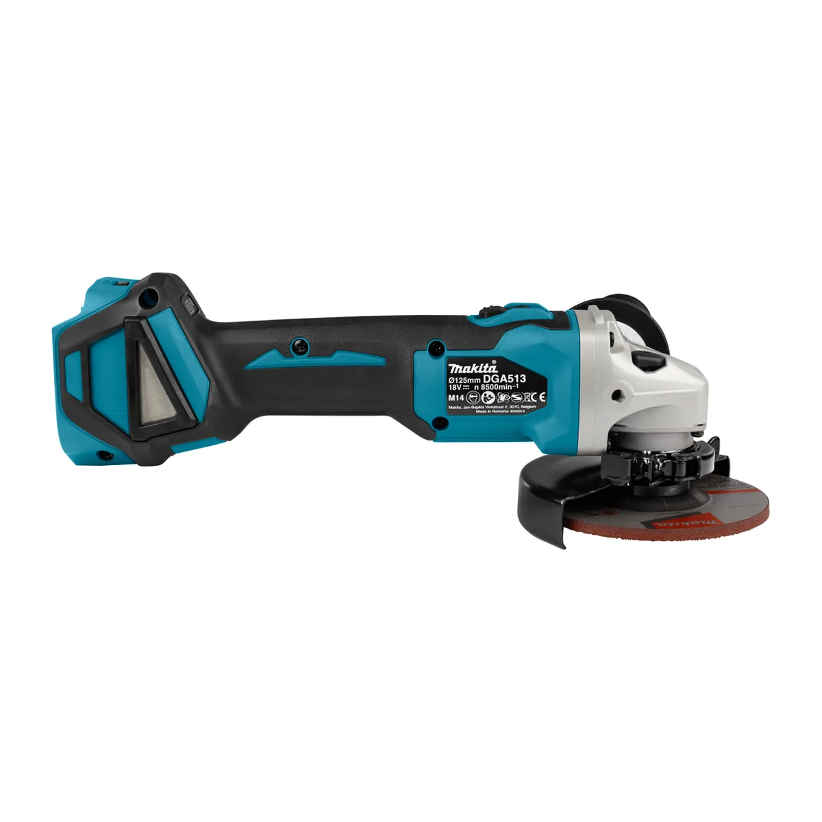 Makita DGA513Z Akumulatorska ugaona brusilica 18V 125mm Solo - Slika 2