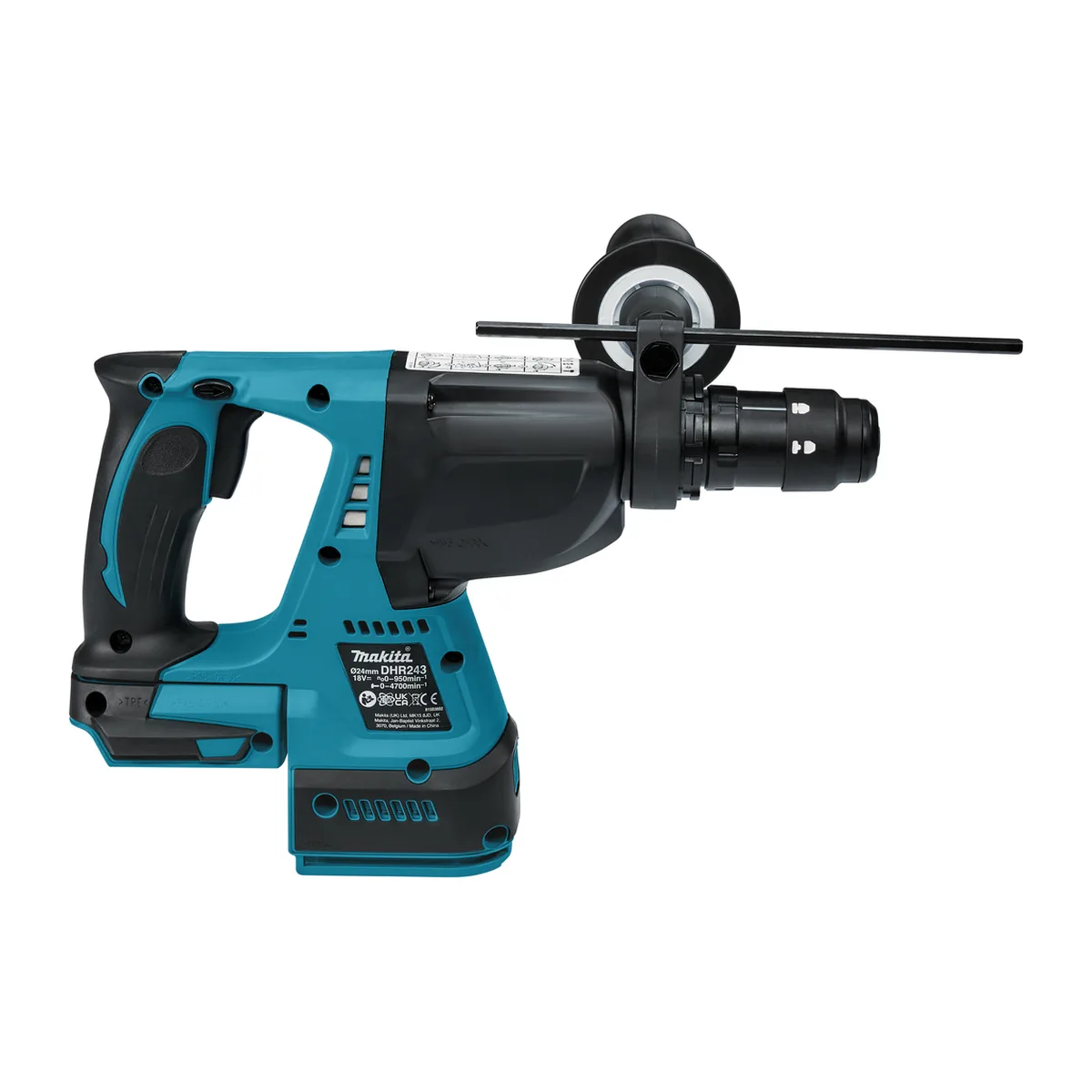 Makita DHR243Z Aku čekić SDS-Plus 18V LXT 2.0J sa brzosteznom glavom Solo - Slika 2