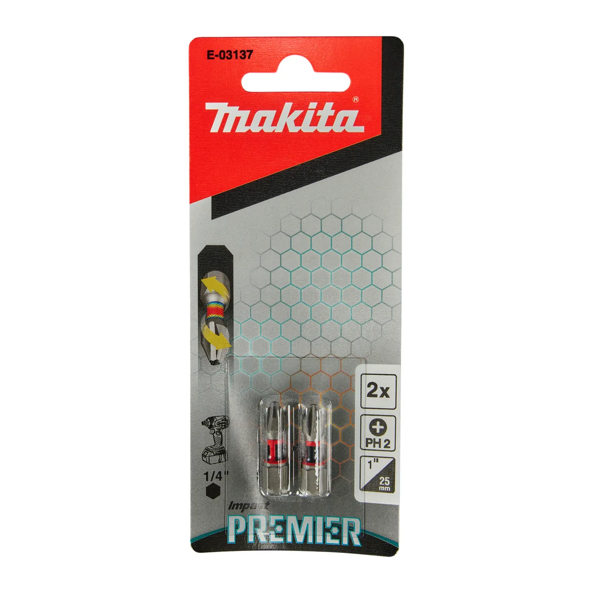 Makita Torzioni udarni bit Impact Premier PH2-25mm E-03137 - Humax.rs