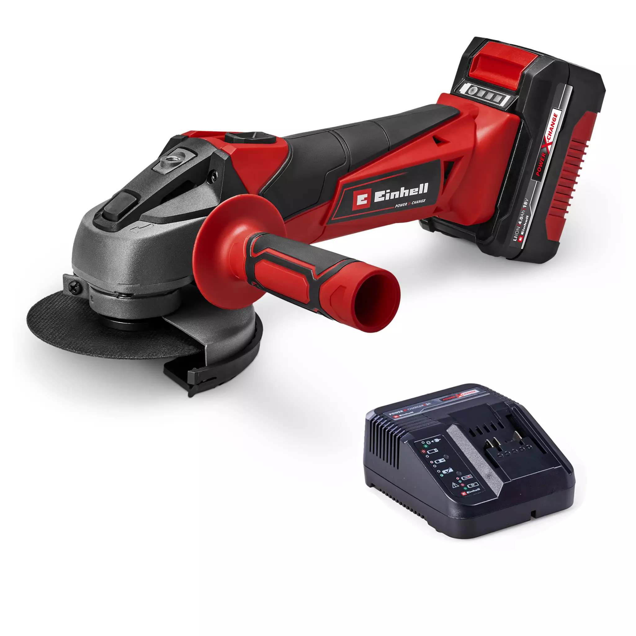 Einhell TC-AG 18/115 Li (1x4,0Ah) Akumulatorska ugaona brusilica set 4431133