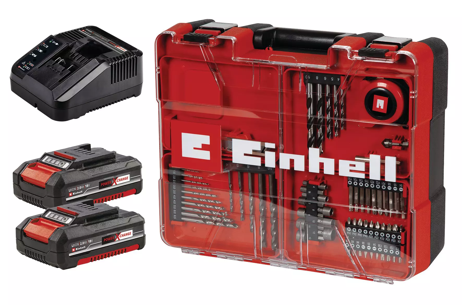 Einhell TE-CD 18/40 Li-i +64 (2x2,0Ah) Akumulatorska udarna bušilica set 4513992 - Slika 6