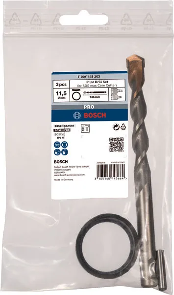 PRO Vodeća burgija za predbušenje za SDS max krune set 115,5×84 mm F00Y145203