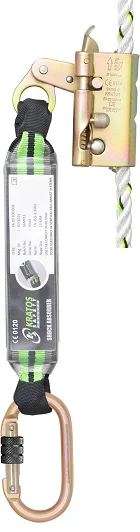 KRATOS SAFETY Uređaj za zaustavljanje pada (kočnica) i apsorber energije za uže (14 mm) FA20 100 00B