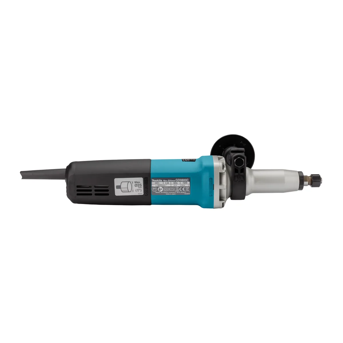 Makita GD0800C Električna ravna brusilica 750W 6mm - Slika 2