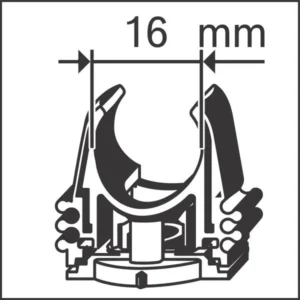 PRO EPC provodna štipaljka 16 mm 1600A032G6