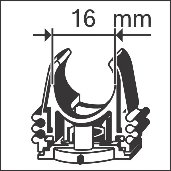 PRO EPC provodna štipaljka 16 mm 1600A032G6