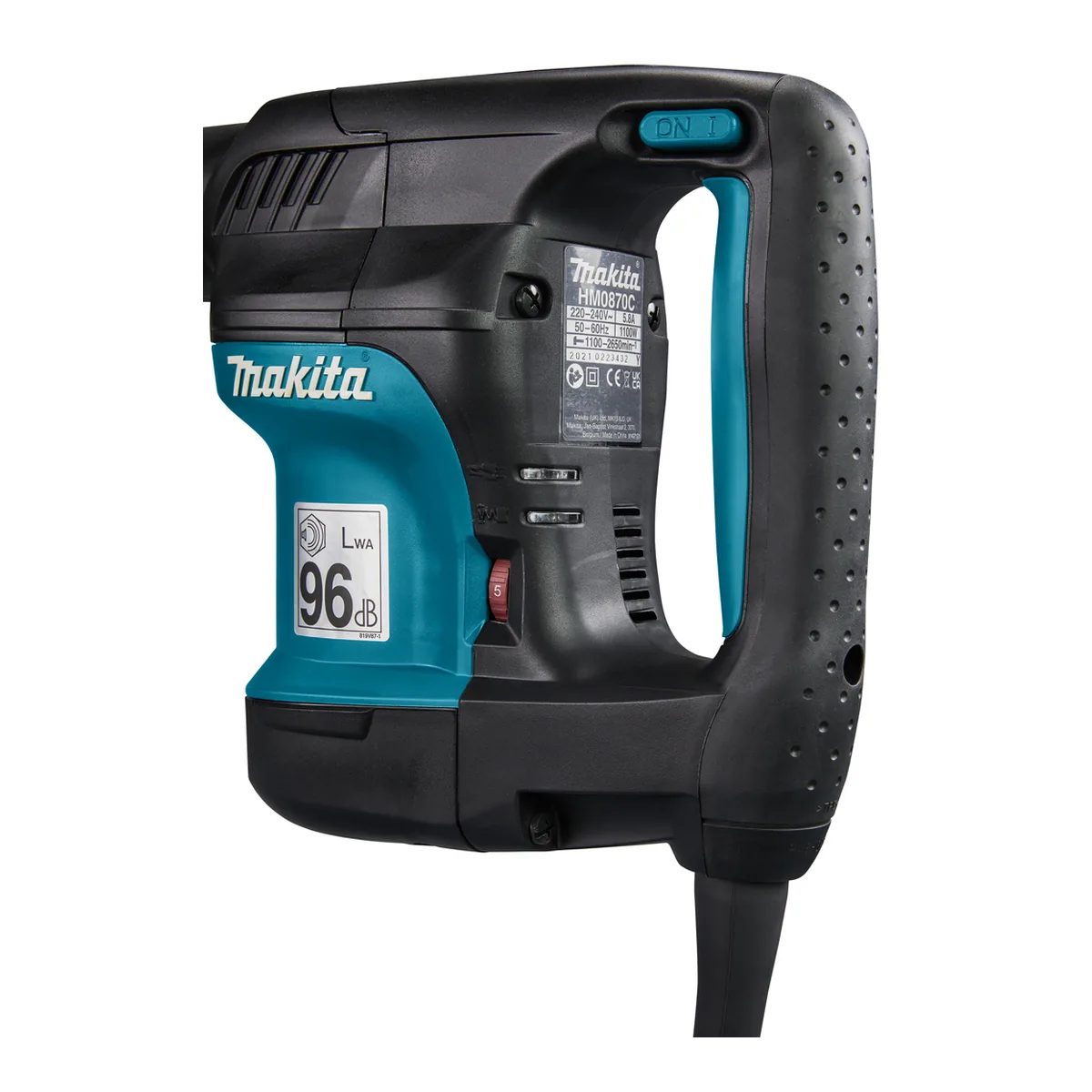 Makita HM0870C Električni čekić za rušenje SDS-MAX 1110W 7.6J - Slika 3