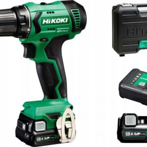Hikoki DS12DA-WFZ Akumulatorska bušilica-odvrtač 12V 2x2,5 Ah