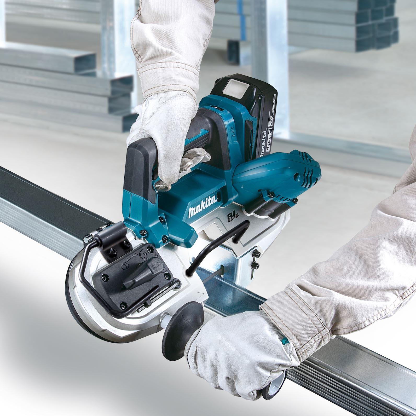 Makita Akumulatorska tračna testera 18V, DPB184Z, Humax Online Shop