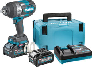 Makita Akumulatorski udarni odvijač 40V XGT + 2x4.0Ah TW001GM201