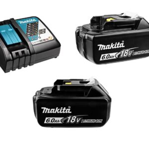 Makita Set-2 baterije 18V 6.0Ah BL1860B + punjač DC18RC set 6