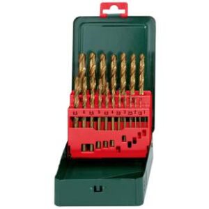 Metabo HSS-TIN set titanijumskih burgija za metal 19-delni 627156000
