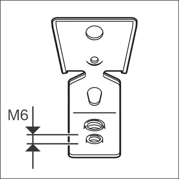 PRO FMI-M6/M8 metalna vešalica 1600A03C2T