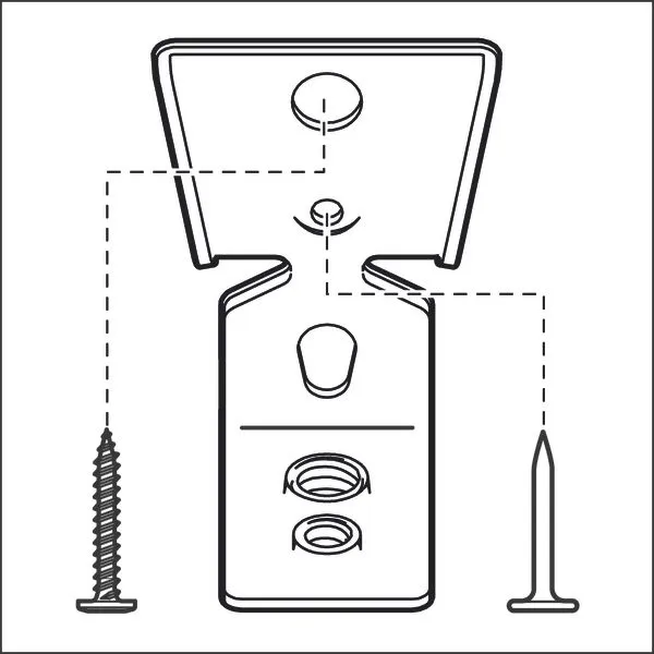 PRO FMI-M6/M8 metalna vešalica 1600A03C2T