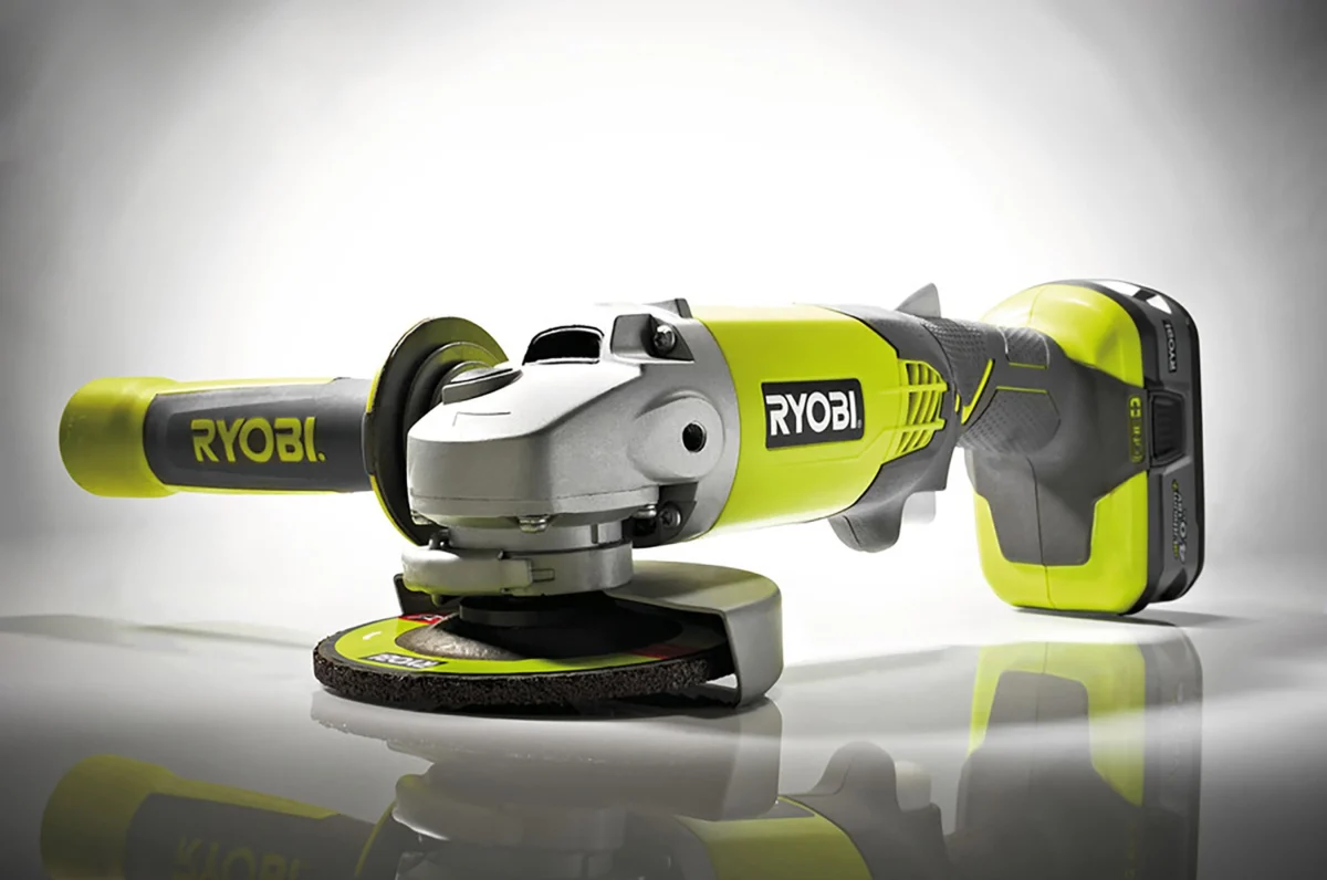 RYOBI Aku. ugaona brusilica (115mm), 18V ONE+™ - R18AG-0 - 2