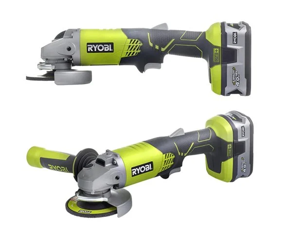 RYOBI Set aku. ugaona brusilica (115mm) + punjač+ baterija 4Ah (18V ONE+™) - R18AG-140S - 6