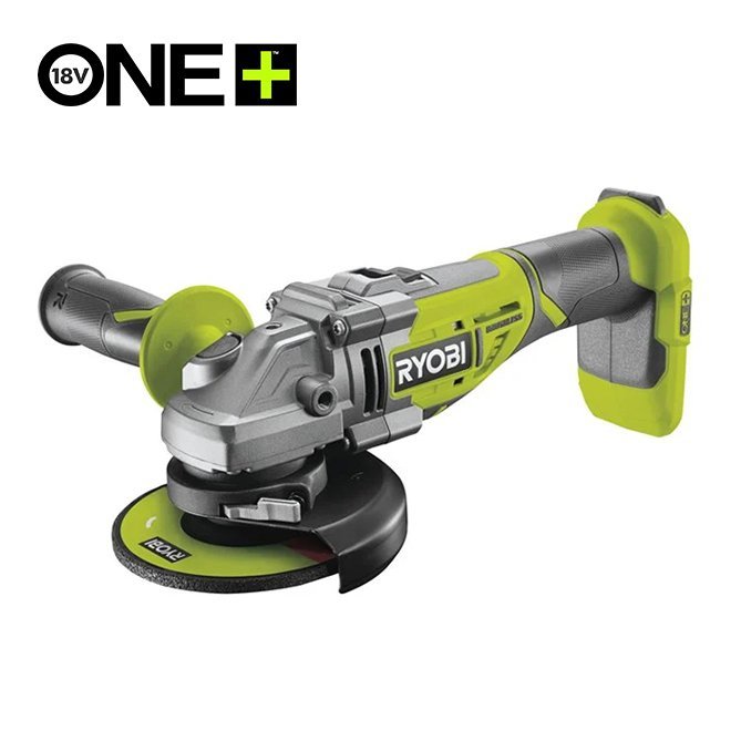RYOBI Aku. ugaona brusilica, bez četkica (125mm) 18V ONE+™ -  R18AG7-0
