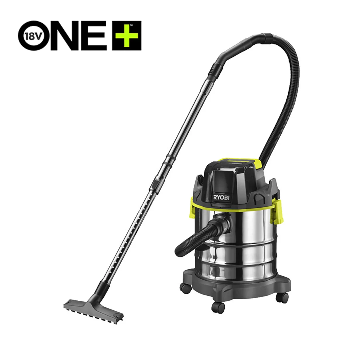 RYOBI Aku. usisivač za suvo i mokro usisavanje, 18V ONE+™ – R18WDV-0 R18WDV-0-1
