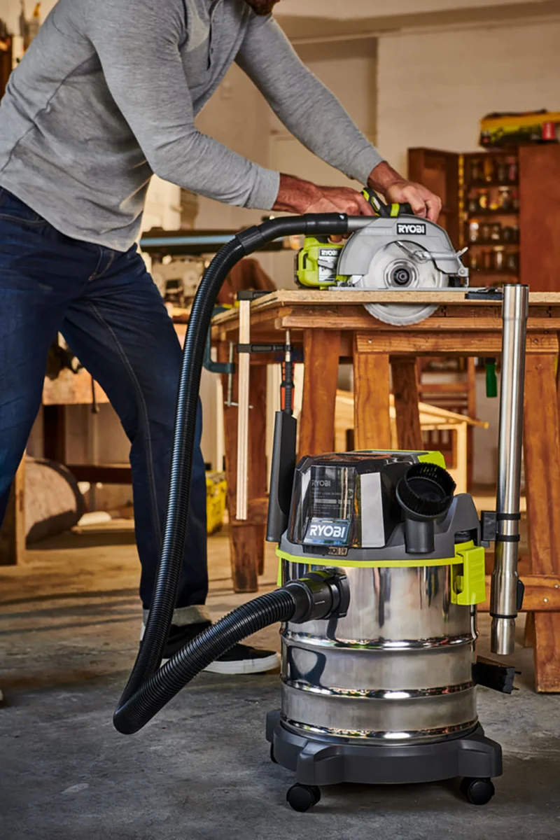 RYOBI Aku. usisivač za suvo i mokro usisavanje, 18V ONE+™ – R18WDV-0 R18WDV-0-1 - Slika 4