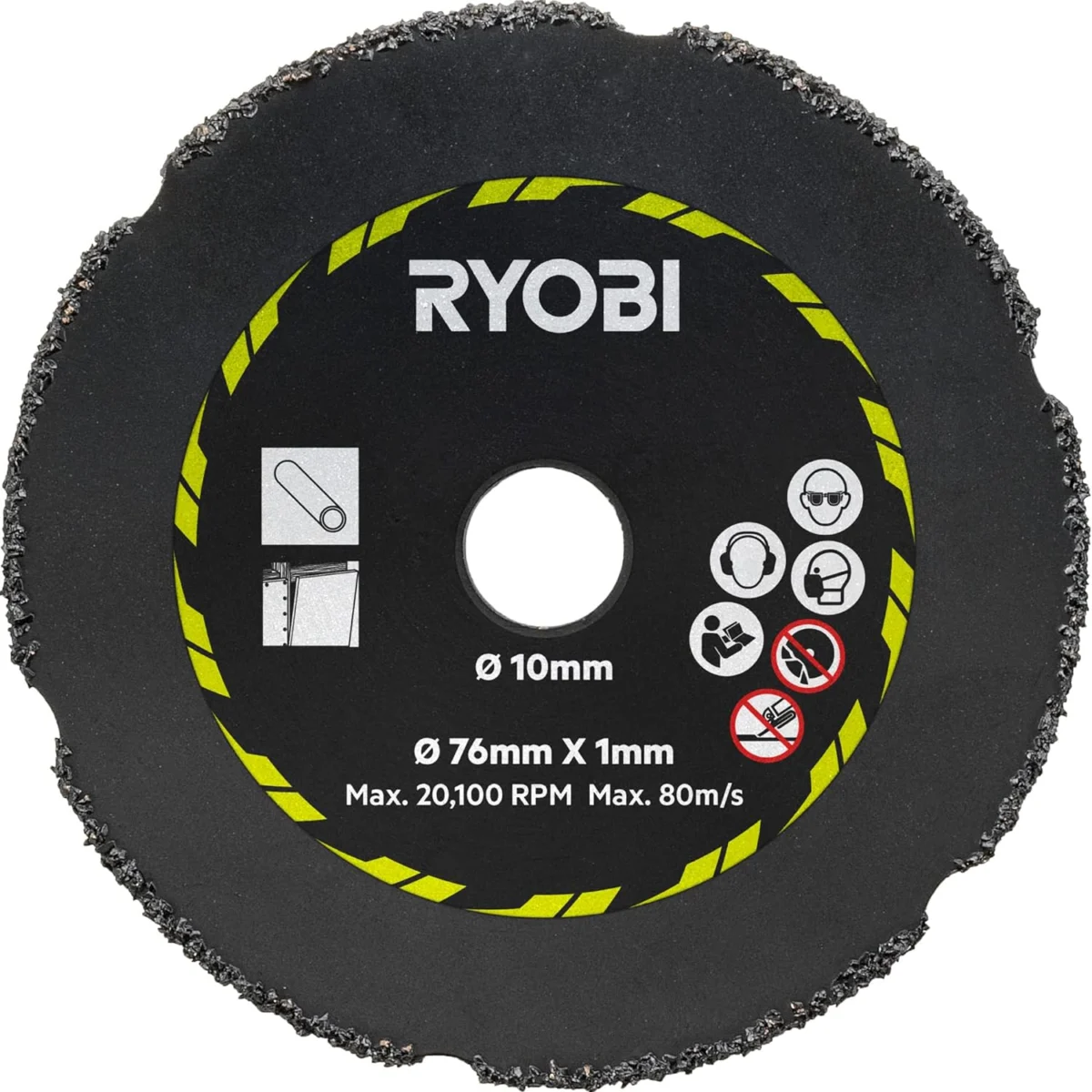 RYOBI Set diskova za sečenje različitih materijala za RCT18C-0 (3 kom) - RAKCOT03 - Slika 6