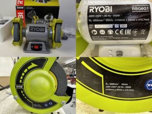 RYOBI Stona dvostrana brusilica (tocilo) 250W - RBG6G1 - Slika 5