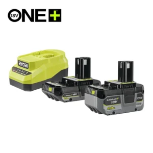 RYOBI Set – punjač baterija sa baterijama od 2.0Ah i 4.0Ah, 18V ONE+™ – RC18120A-242X - 1