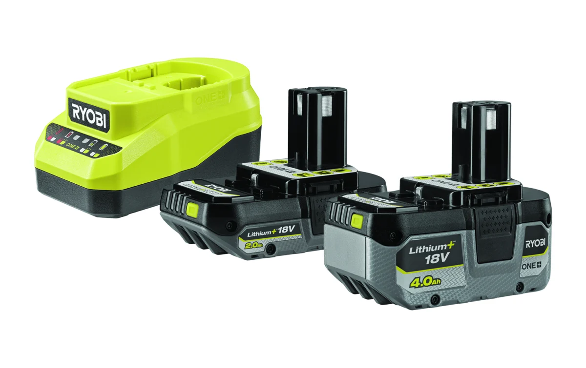 RYOBI Set – punjač baterija sa baterijama od 2.0Ah i 4.0Ah, 18V ONE+™ – RC18120A-242X - 3