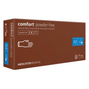 MERCATOR MEDICAL Rukavice jednokratne Latex bez puder COMFORT Powder free RD1000500